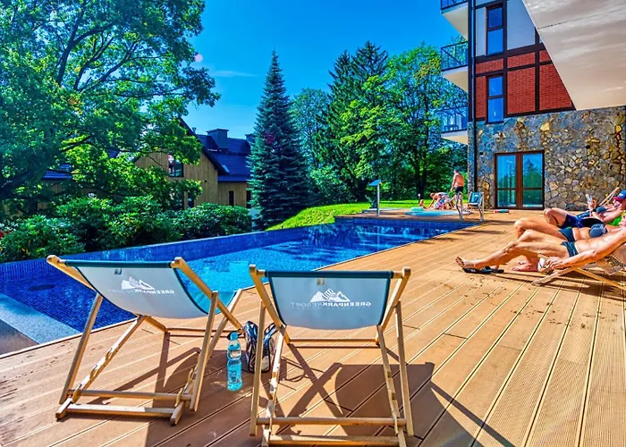 Apartament C3 Green Resort Z Basenem, Sauna, Jacuzzi - 5D Apartments